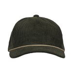 Ahead Chaser Corduroy Cap - Olive Green-Khaki - Alternate Ahead Chaser Corduroy Cap - Olive Green-Khaki - Alternate