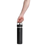 Hydro Flask Wide Flex Straw Cap Bottle 24 Oz. - Black - Alternate Hydro Flask Wide Flex Straw Cap Bottle 24 Oz. - Black - Alternate