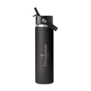 Hydro Flask Wide Flex Straw Cap Bottle 24 Oz. - Black 1 Hydro Flask Wide Flex Straw Cap Bottle 24 Oz. - Black 1