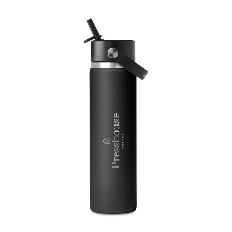 Hydro Flask Wide Flex Straw Cap Bottle 24 Oz. - Black 1 Hydro Flask Wide Flex Straw Cap Bottle 24 Oz. - Black 1