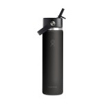 Hydro Flask Wide Flex Straw Cap Bottle 24 Oz. - Black - Alternate Hydro Flask Wide Flex Straw Cap Bottle 24 Oz. - Black - Alternate