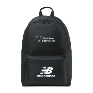 New Balance® Logo Round Backpack - Black 1 New Balance® Logo Round Backpack - Black 1