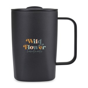 Aviana Rowan Recycled Stainless Steel Mug - 15 Oz. - Black 1 Aviana Rowan Recycled Stainless Steel Mug - 15 Oz. - Black 1
