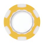 Ahead Poker Chip with Ball Marker - Yellow-White 2 Ahead Poker Chip with Ball Marker - Yellow-White 2
