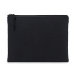 AWARE™ Recycled Cotton Zippered Pouch - Black 2 AWARE™ Recycled Cotton Zippered Pouch - Black 2