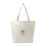 AWARE™ Recycled Cotton Shopper Tote with Interior Zip Pocket - Natural 1 AWARE™ Recycled Cotton Shopper Tote with Interior Zip Pocket - Natural 1