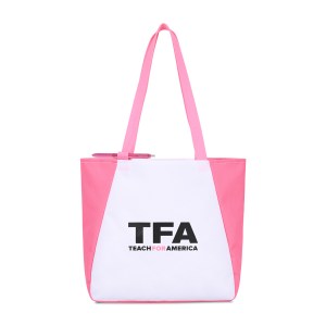 Arlo Recycled rPET Tote - Pink 1 Arlo Recycled rPET Tote - Pink 1