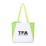 Arlo Recycled rPET Tote - Lime Green 1 Arlo Recycled rPET Tote - Lime Green 1