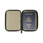 Samsonite Leather Passport Wallet - Black - Alternate Samsonite Leather Passport Wallet - Black - Alternate