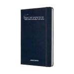 Moleskine® Hard Cover Large Double Layout Notebook - Sapphire Blue - Alternate Moleskine® Hard Cover Large Double Layout Notebook - Sapphire Blue - Alternate