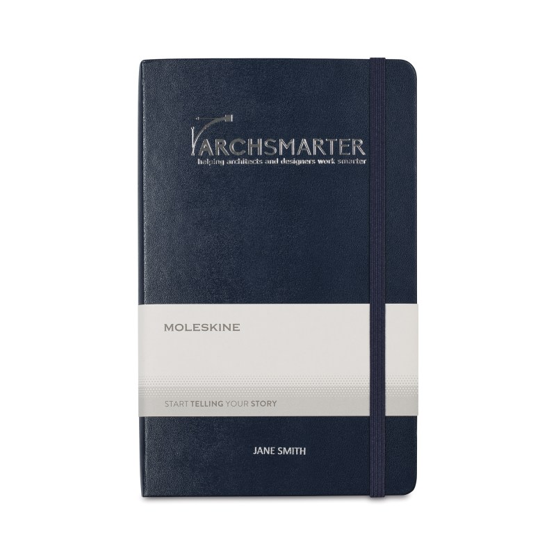 Moleskine® Hard Cover Large Double Layout Notebook - Sapphire Blue 1 Moleskine® Hard Cover Large Double Layout Notebook - Sapphire Blue 1