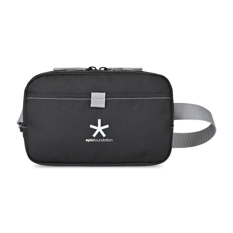 Repeat Recycled rPET Waist Pack - Medium Grey 1 Repeat Recycled rPET Waist Pack - Medium Grey 1