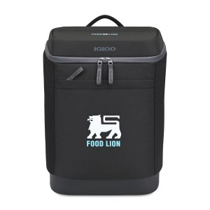 Igloo Day Chiller Recycled Poly Backpack 24 Can Soft Cooler - Black 1 Igloo Day Chiller Recycled Poly Backpack 24 Can Soft Cooler - Black 1