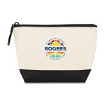 Canvas Zippered Pouch - Black 2 Canvas Zippered Pouch - Black 2