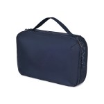 Parker Recycled rPET Dual Zippered Pouch - Navy - Alternate Parker Recycled rPET Dual Zippered Pouch - Navy - Alternate