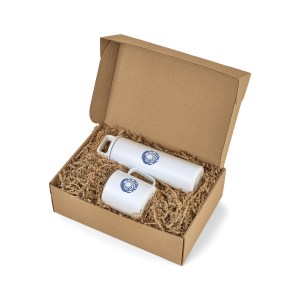 MiiR® Wide Mouth Bottle & Camp Cup Gift Set - White Powder 1 MiiR® Wide Mouth Bottle & Camp Cup Gift Set - White Powder 1