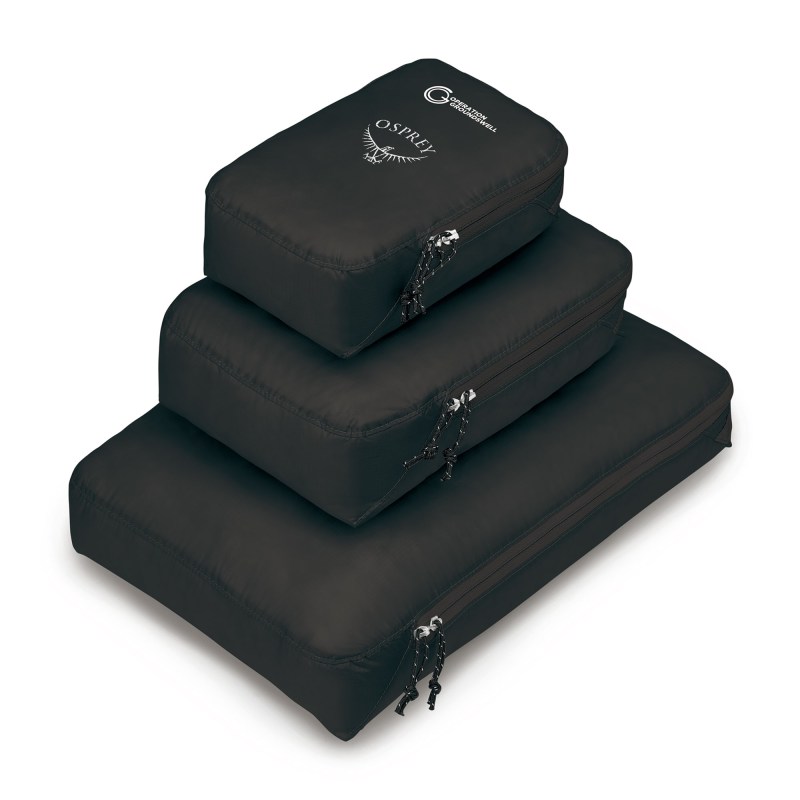 Osprey Ultralight Packing Cube Set - Black 1 Osprey Ultralight Packing Cube Set - Black 1