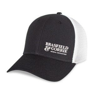 Merrimack Hat Co. Casey Performance Trucker - Black-White 1 Merrimack Hat Co. Casey Performance Trucker - Black-White 1