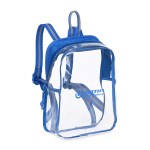Sigma Clear Mini Backpack - Royal Blue - Alternate Sigma Clear Mini Backpack - Royal Blue - Alternate
