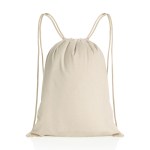 Impact AWARE™ Recycled Cotton Cinchpack 145g - Off White 2 Impact AWARE™ Recycled Cotton Cinchpack 145g - Off White 2