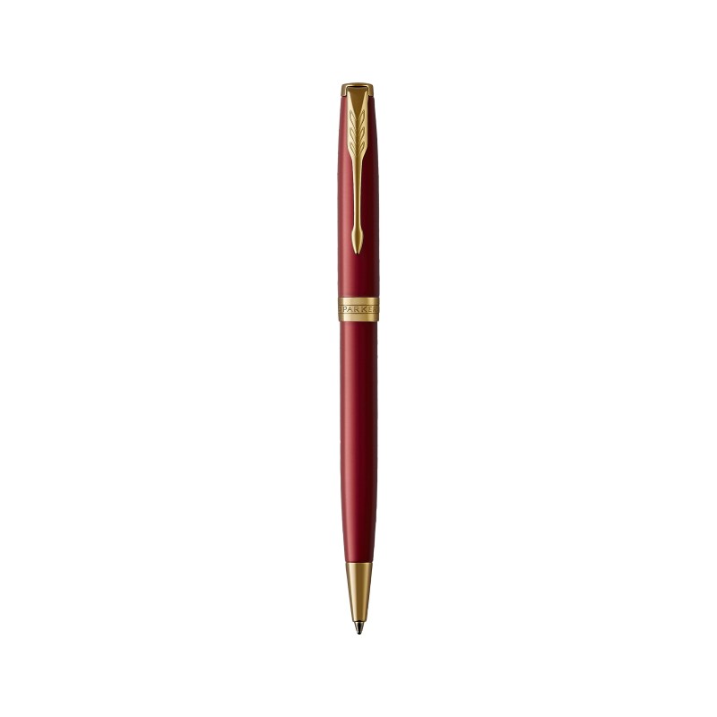 Parker Sonnet Ballpoint - Red - Gold 1 Parker Sonnet Ballpoint - Red - Gold 1