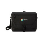 Peak Recycled rPET Laptop Messenger Bag - Black 1 Peak Recycled rPET Laptop Messenger Bag - Black 1
