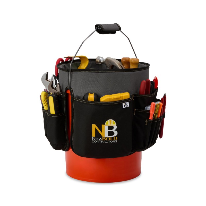 Heritage Supply Pro Recycled rPET 18-inch 5-Gallon Bucket Tool Organizer - Dark Grey 1 Heritage Supply Pro Recycled rPET 18-inch 5-Gallon Bucket Tool Organizer - Dark Grey 1