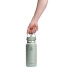 Hydro Flask Wide Flex Straw Cap Bottle 32 Oz. - Agave - Alternate Hydro Flask Wide Flex Straw Cap Bottle 32 Oz. - Agave - Alternate