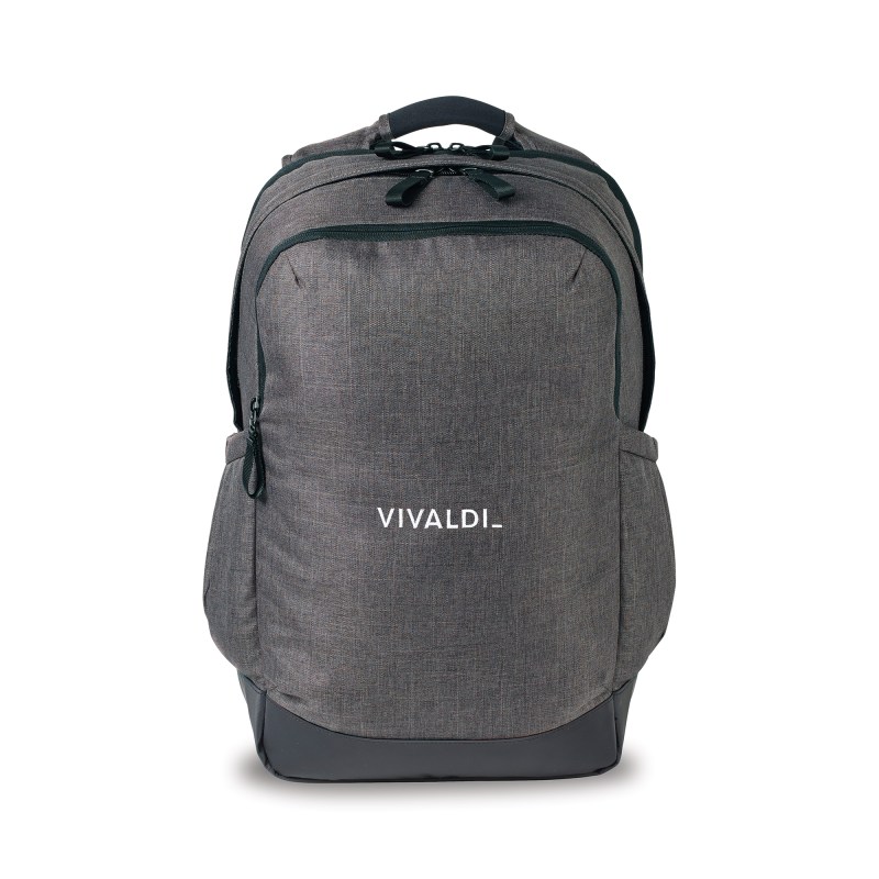 Heritage Supply Tanner Deluxe Laptop Backpack - Charcoal Heather 1 Heritage Supply Tanner Deluxe Laptop Backpack - Charcoal Heather 1