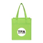 Arlo rPET Deluxe Shopper - Lime Green 1 Arlo rPET Deluxe Shopper - Lime Green 1