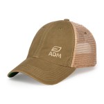 Merrimack Hat Co.® Austin Vintage Trucker - Olive-Tan 1 Merrimack Hat Co.® Austin Vintage Trucker - Olive-Tan 1