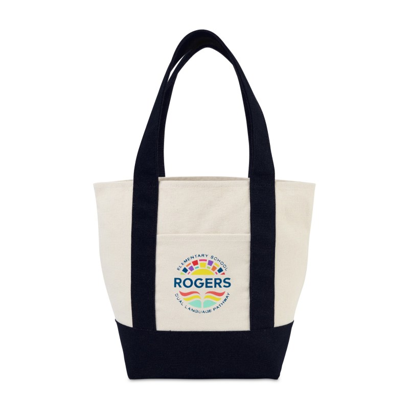 Mini Canvas Tote - Black 1 Mini Canvas Tote - Black 1
