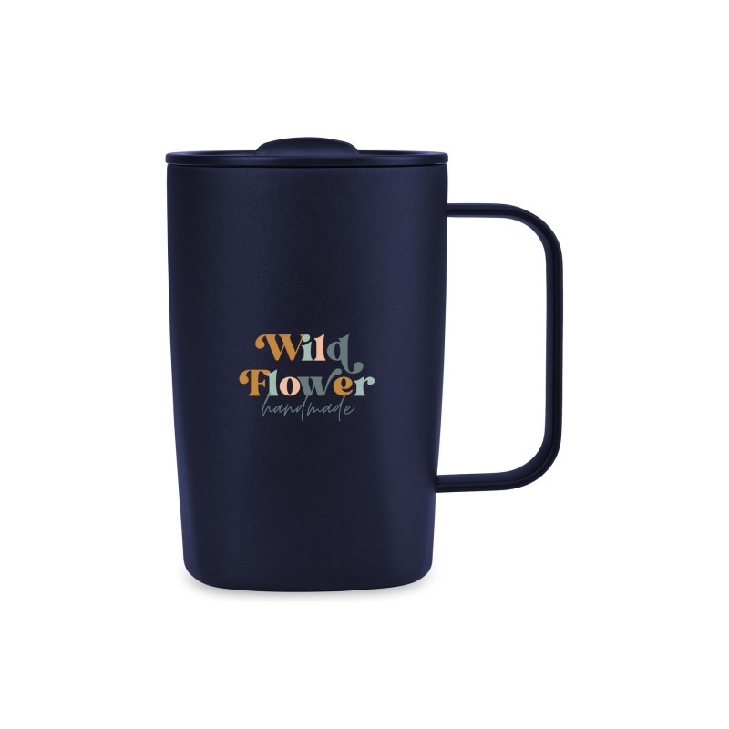 Aviana Rowan Recycled Stainless Steel Mug - 15 Oz. - Matte Navy 1 Aviana Rowan Recycled Stainless Steel Mug - 15 Oz. - Matte Navy 1