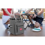 Cuisinart Outdoors Folding Chair Backpack Cooler - Medium Grey - Alternate Cuisinart Outdoors Folding Chair Backpack Cooler - Medium Grey - Alternate