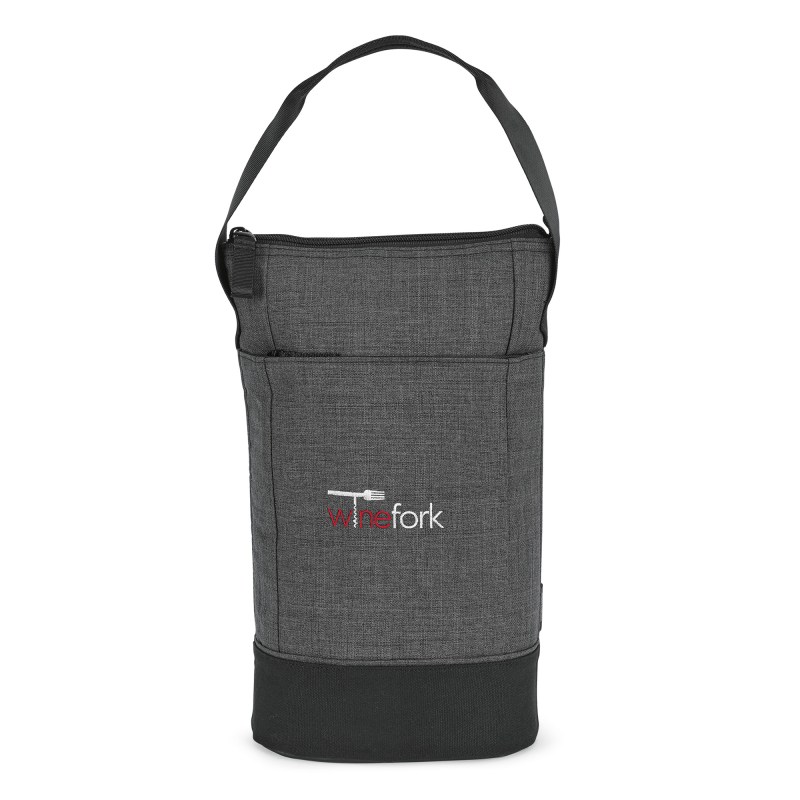 Heritage Supply Tanner Insulated Wine Kit - Charcoal Heather 1 Heritage Supply Tanner Insulated Wine Kit - Charcoal Heather 1