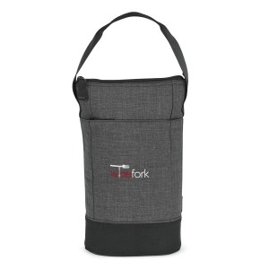 Heritage Supply Tanner Insulated Wine Kit - Charcoal Heather 1 Heritage Supply Tanner Insulated Wine Kit - Charcoal Heather 1