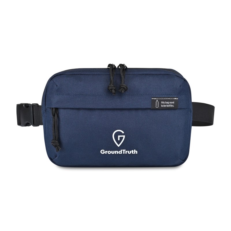 Renew Recycled rPET Waist Pack - AWARE - Navy 1 Renew Recycled rPET Waist Pack - AWARE - Navy 1