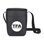 Arlo Recycled rPET 6 Can Lunch Cooler - Black 1 Arlo Recycled rPET 6 Can Lunch Cooler - Black 1