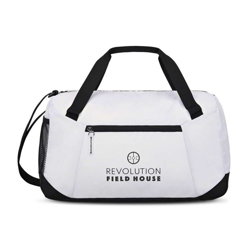 Rally Recycled Sport Duffel - White 1 Rally Recycled Sport Duffel - White 1