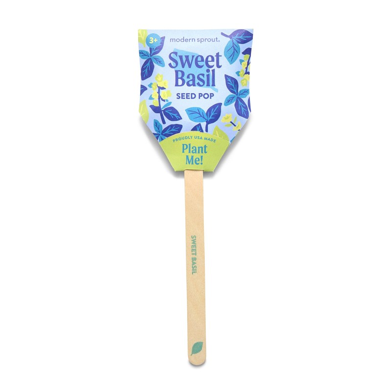 Modern Sprout Garden Seed Pop - Sweet Basil 1 Modern Sprout Garden Seed Pop - Sweet Basil 1