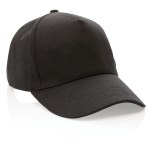 Impact 5 Panel 280gr Recycled Cotton Cap - AWARE - Black 2 Impact 5 Panel 280gr Recycled Cotton Cap - AWARE - Black 2