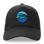Impact 5 Panel 280gr Recycled Cotton Cap - AWARE - Black - Alternate Impact 5 Panel 280gr Recycled Cotton Cap - AWARE - Black - Alternate