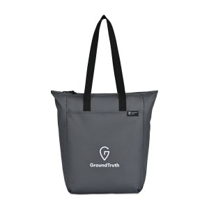 Renew AWARE™ rPET Zippered Tote - Durango Grey 1 Renew AWARE™ rPET Zippered Tote - Durango Grey 1