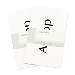 Moleskine® Large Volant 2-Pack - White 1 Moleskine® Large Volant 2-Pack - White 1