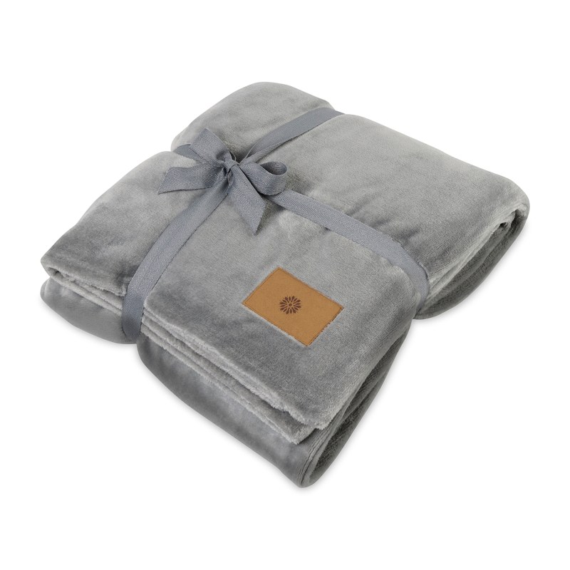Mink Ever Soft Throw Blanket - Circular Grey 1 Mink Ever Soft Throw Blanket - Circular Grey 1