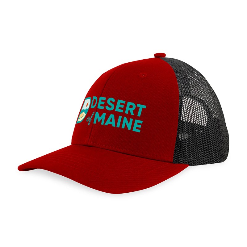 Merrimack Hat Co. Colt Trucker - Red-Charcoal 1 Merrimack Hat Co. Colt Trucker - Red-Charcoal 1