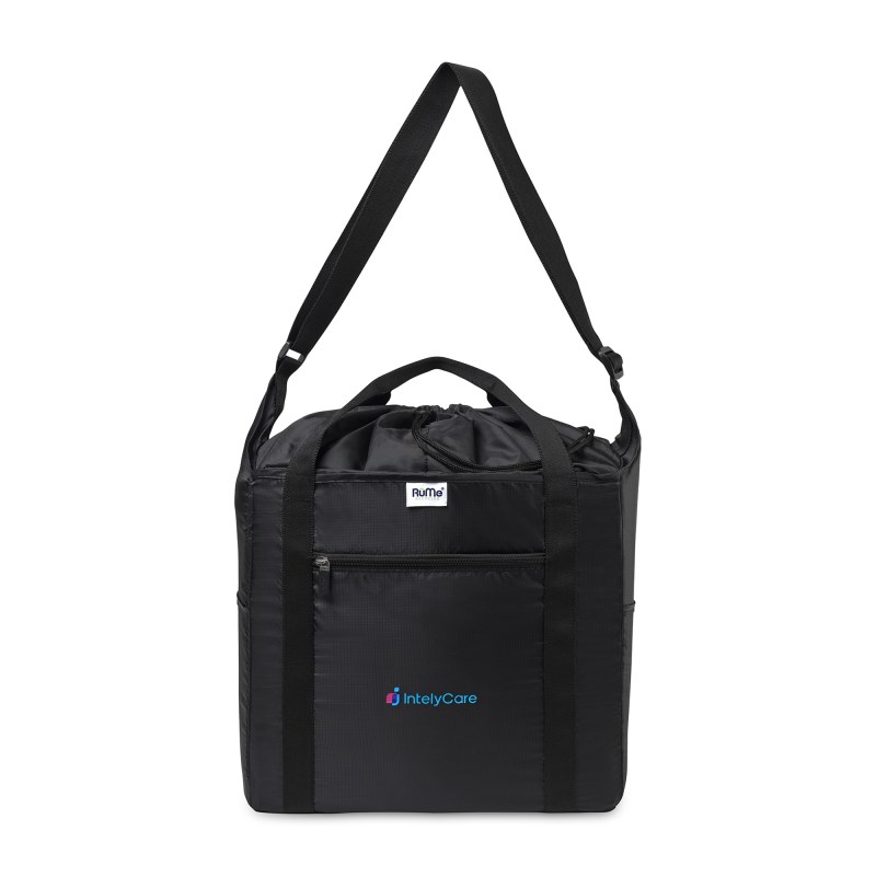RuMe Recycled Ripstop rPET Cinch Tote - Black 1 RuMe Recycled Ripstop rPET Cinch Tote - Black 1