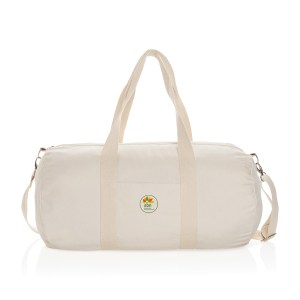 Impact Aware™ 285gsm rCanvas Duffel Bag Undyed - Off White 1 Impact Aware™ 285gsm rCanvas Duffel Bag Undyed - Off White 1