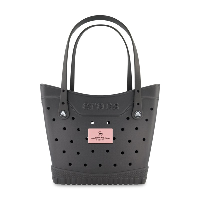 Crocs™ Classic Medium Tote - Black - Powder Pink 1 Crocs™ Classic Medium Tote - Black - Powder Pink 1