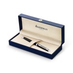 Waterman Hemisphere Ballpoint - Matte, Blue Ink - Black Matte - Silver Trim - Alternate Waterman Hemisphere Ballpoint - Matte, Blue Ink - Black Matte - Silver Trim - Alternate
